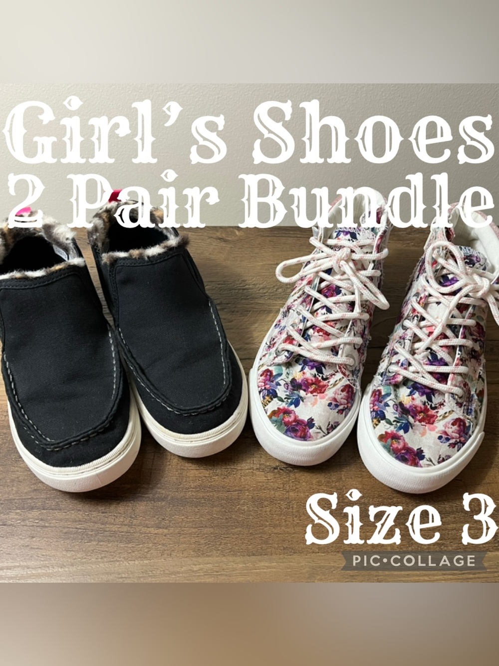 Girls Shoes Sperry Blowfish High Top Sneakers 2 Pair Bundle Size 3